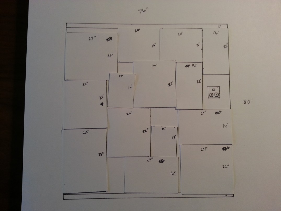 Cubic built-in cabinets - designs