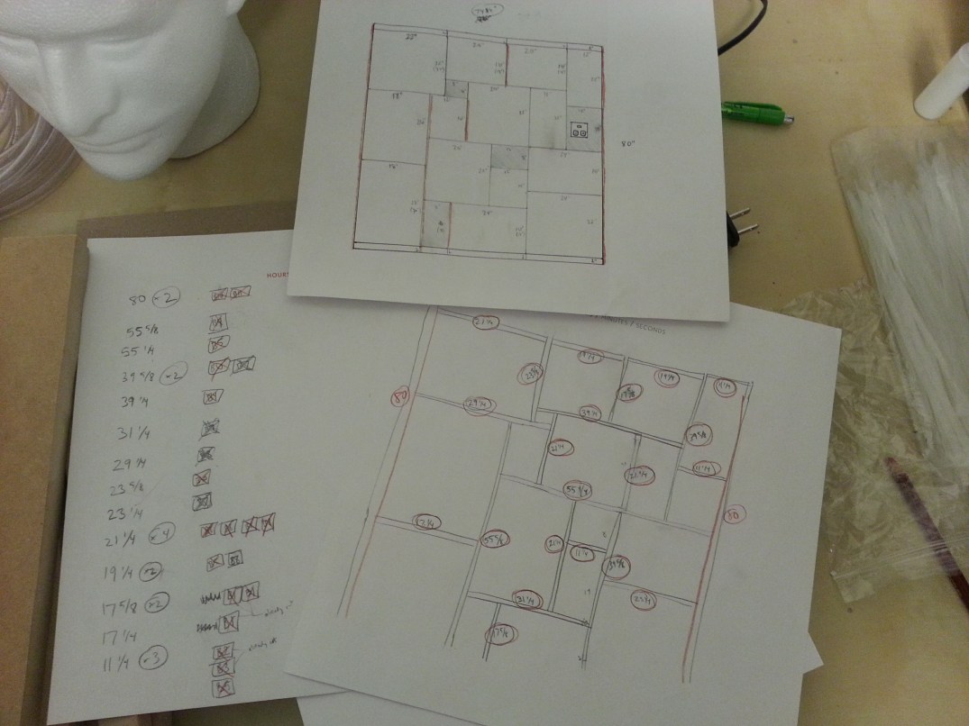 Cubic built-in cabinets - designs