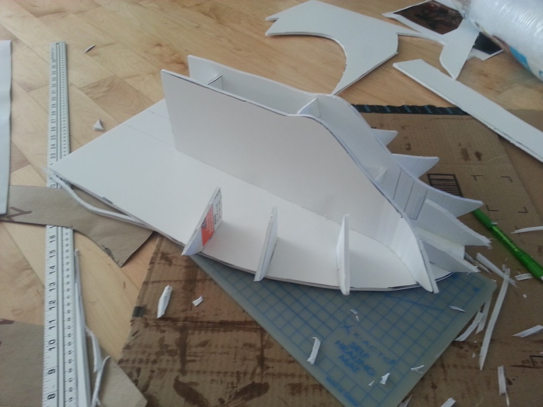 Beetlejuice Sandworm costume WIP1