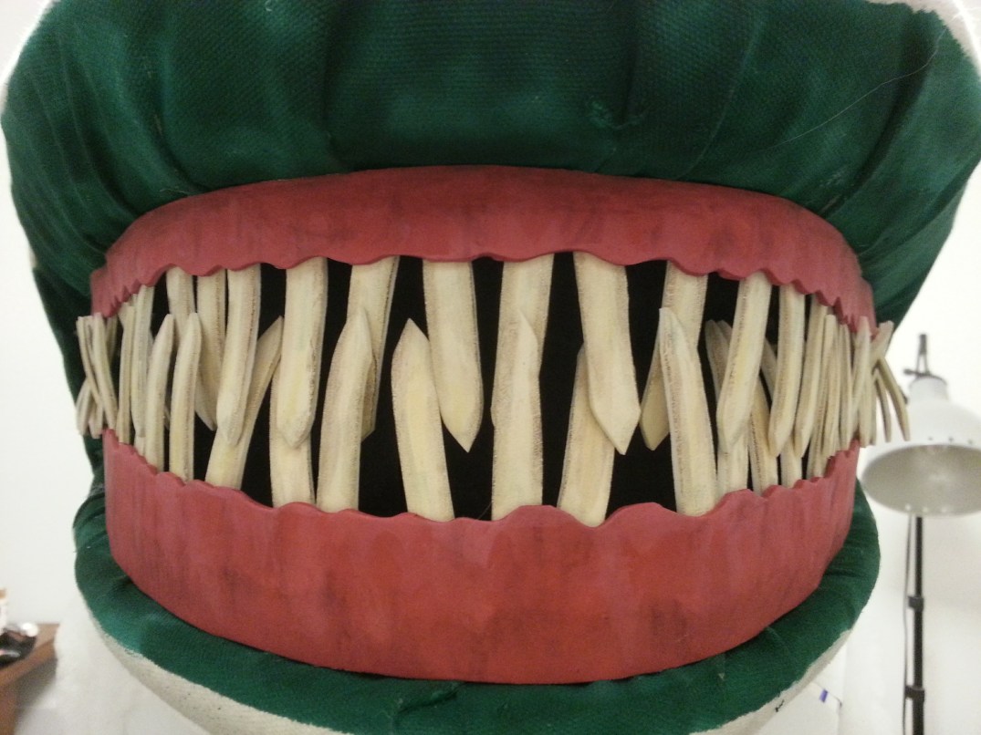 Beetlejuice Sandworm costume WIP8