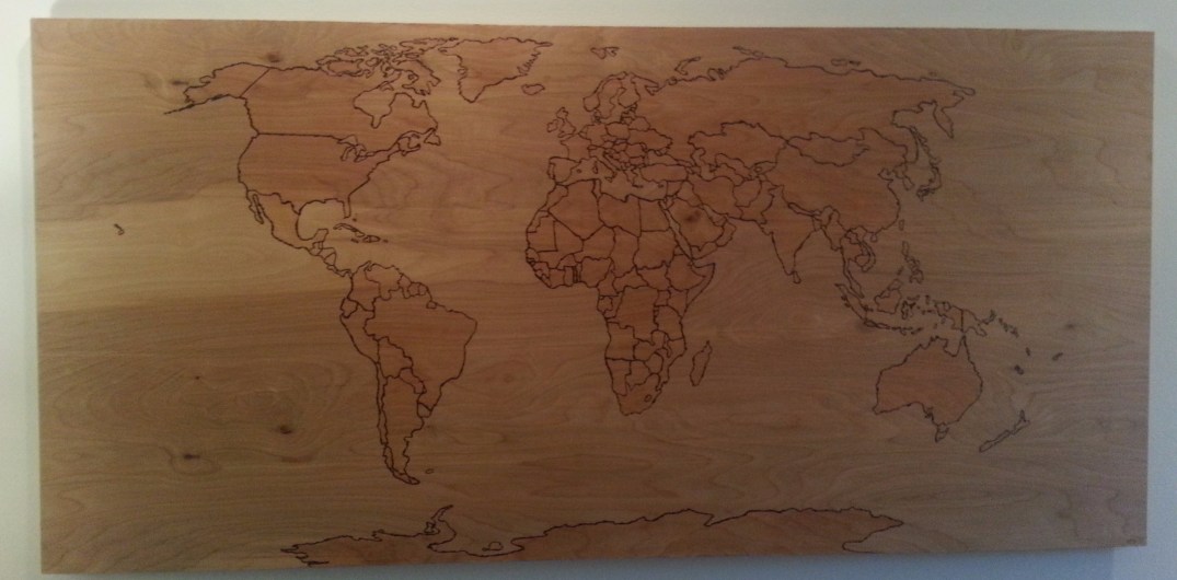 pyrography map