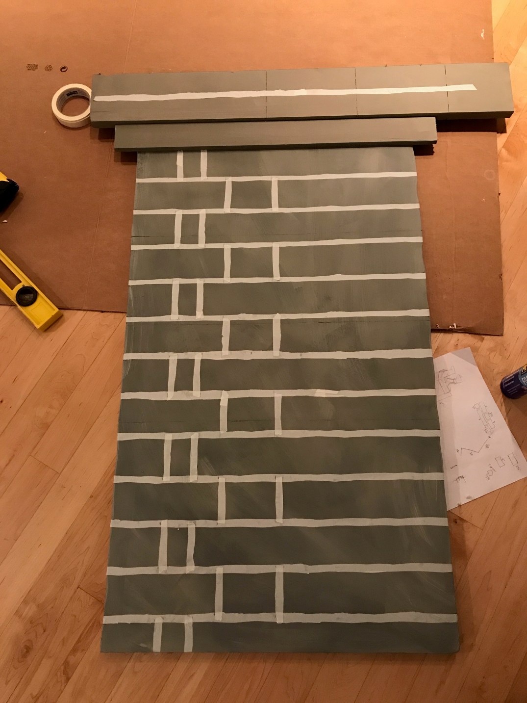 faux brick made from foam