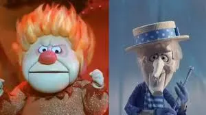 Our inspiration: Heatmiser and Snowmiser from The Year Without a Santa Claus