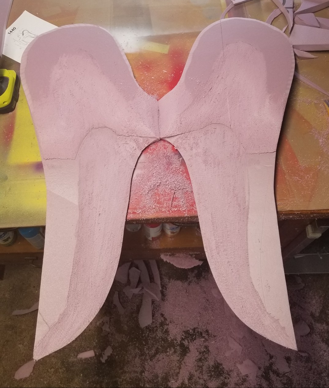 angels wings foam base